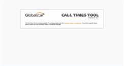Desktop Screenshot of calltimes.globalstar.com