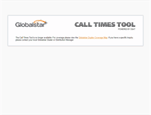 Tablet Screenshot of calltimes.globalstar.com