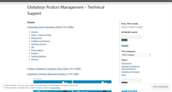 Desktop Screenshot of productsupport.globalstar.com